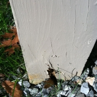 Termite Damage to Deck Post