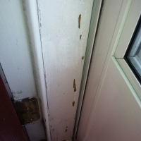 Termite Damage to Door Frame