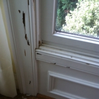 Termite Damage to Window Moldings